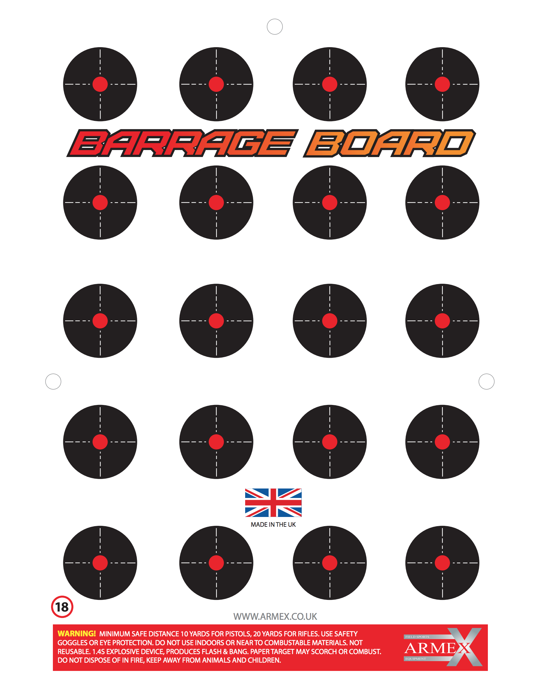 EXPLODING NEWS! NEW ARMEX BARRAGE BOARD – MEET THE NEW KING OF REACTIVE TARGETS!