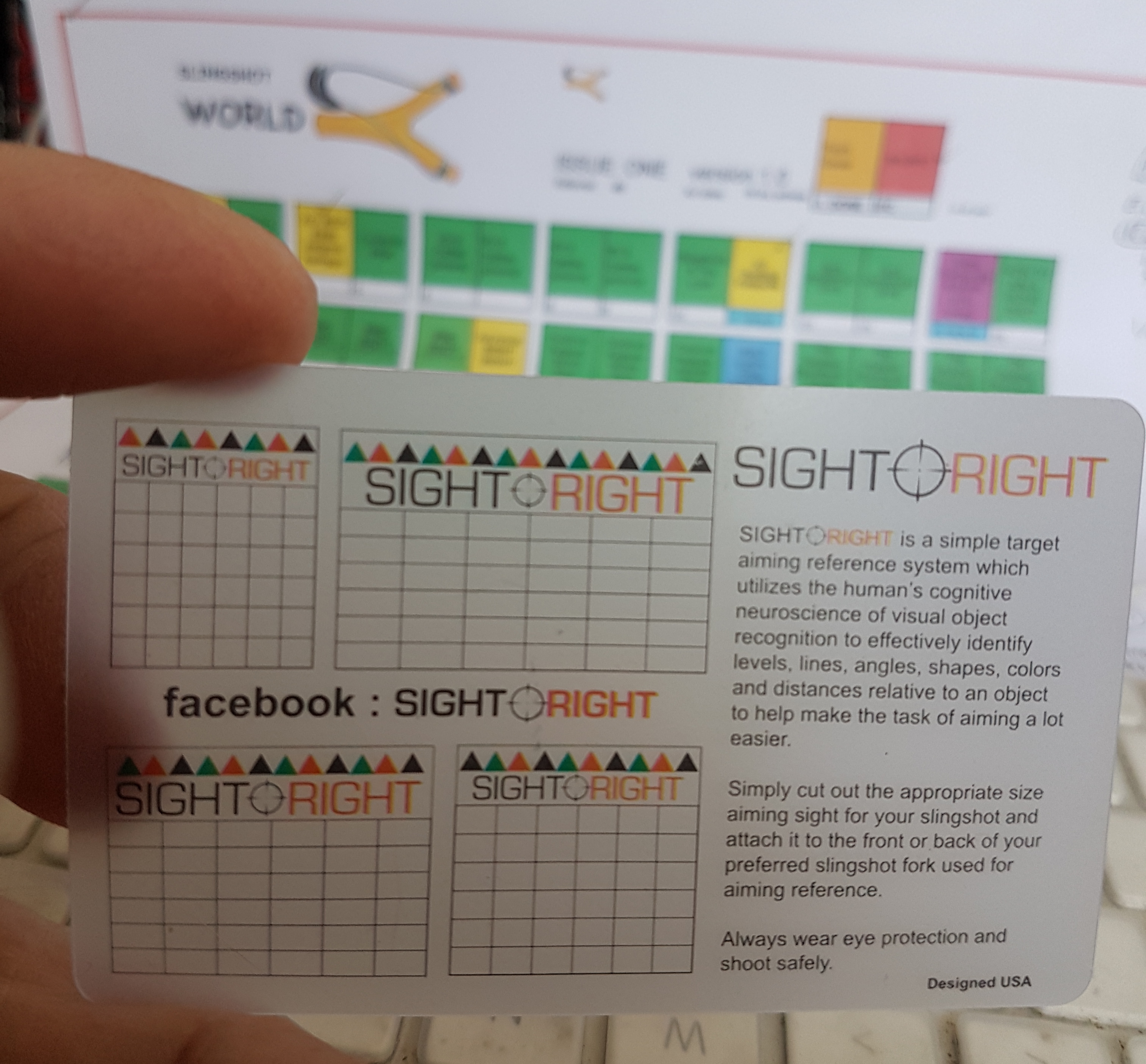 SIGHTRIGHT Simple Aiming System For Slingshots