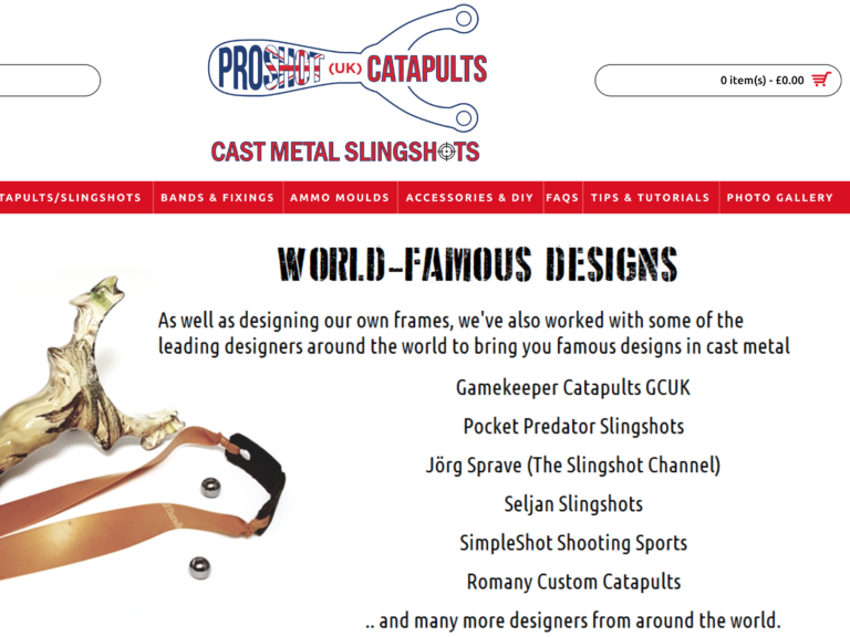 ProShot Catapults Sell Slingshot World Magazine Slingshot World