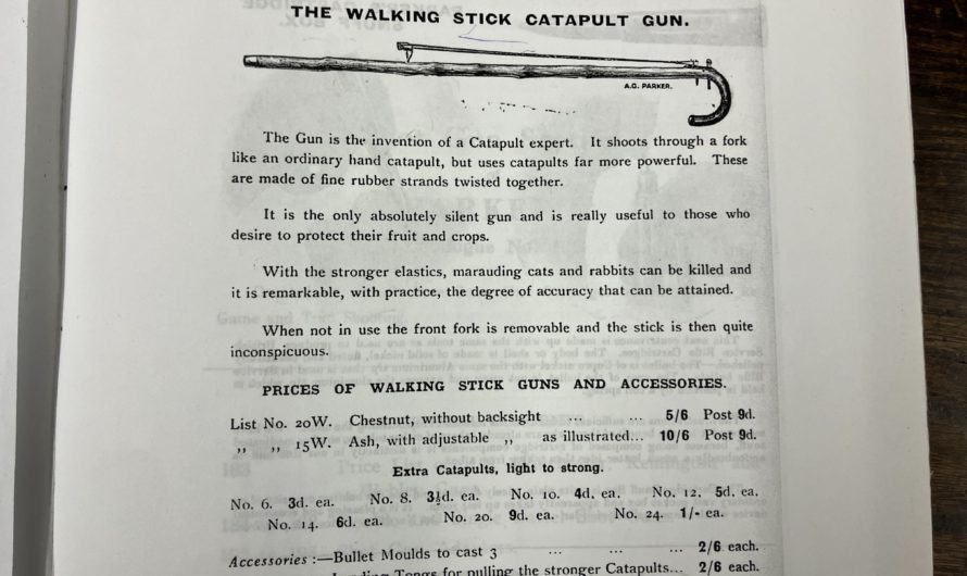 1930s Gun Rifle Catapult